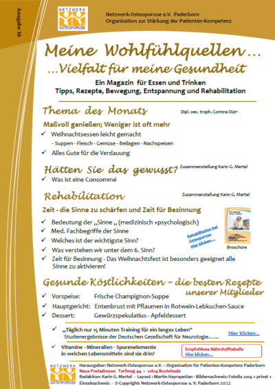 Deckblatt Magazin - Ausgabe Dezember 2022